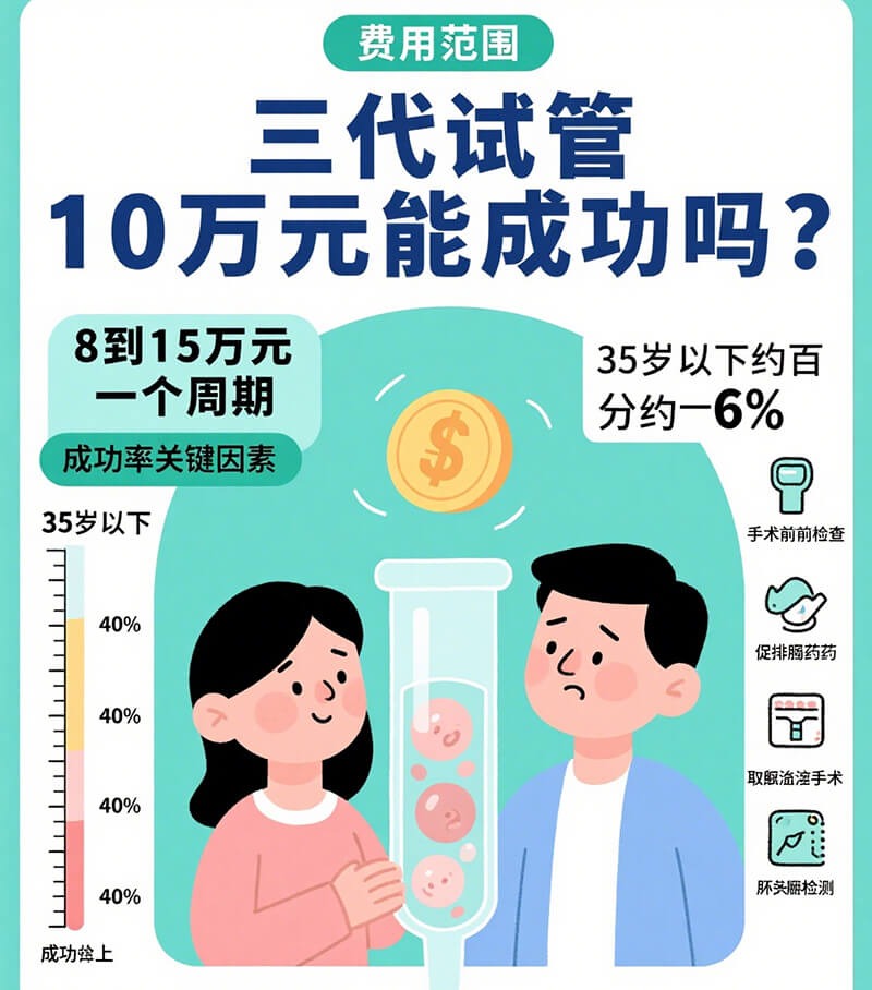 三代试管大概费用