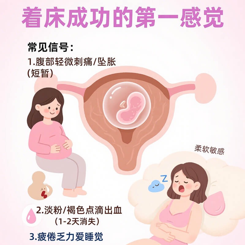 着床成功的第一感觉是什么样的