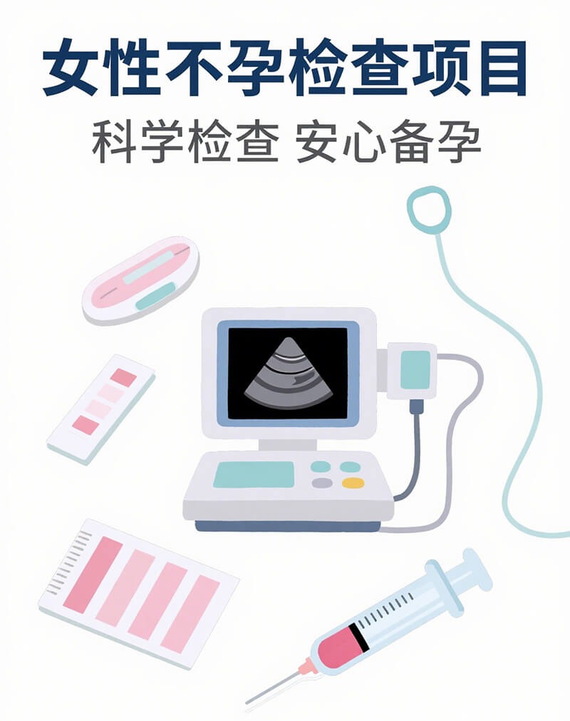 女性不孕做哪些检查